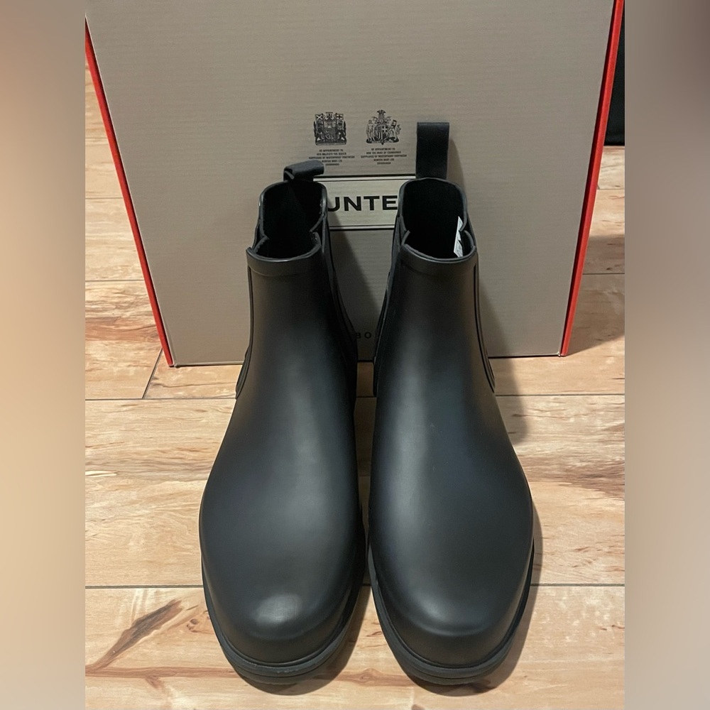 ✨New✨Size 12 Hunter Men's Refined Chelsea Sleek Rain Boots